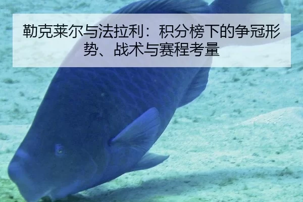 勒克莱尔与法拉利：积分榜下的争冠形势、战术与赛程考量